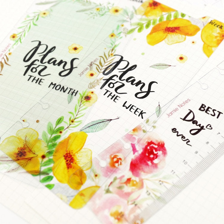 A5/A6 Planner Refills Index Divider / Ruler (Today/Week/Month) – Bujo &  Marks