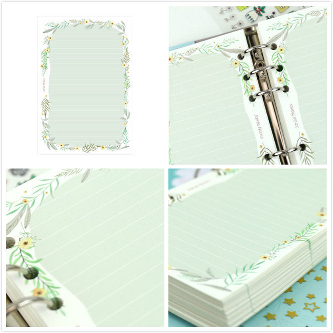 A5/A6 Floral Budget Binder Planner Refills (40 Sheets) – Bujo & Marks