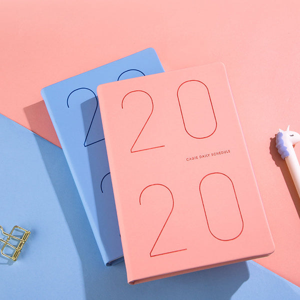 A5 Year 2020 Daily Planner (400 Pages)